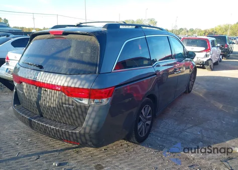 2014 Honda Odyssey Touring/Touring Elite from USA, damaged, VIN 5FNRL5H99EB032422